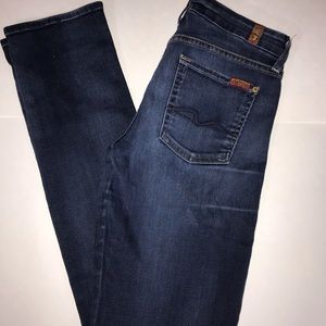 7 for all Mankind- straight leg jeans
